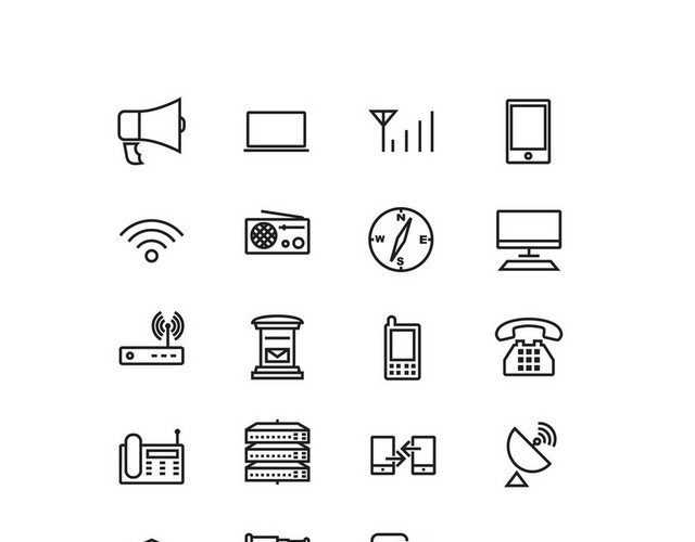 通讯工具图标
