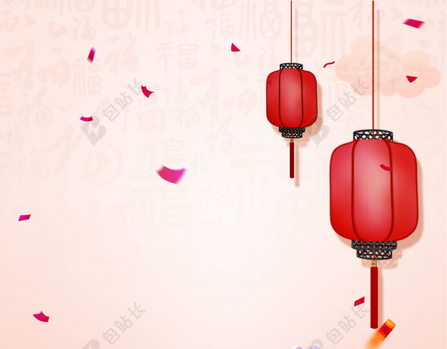 万事如意彩色开工大吉2019新年猪年海报背景