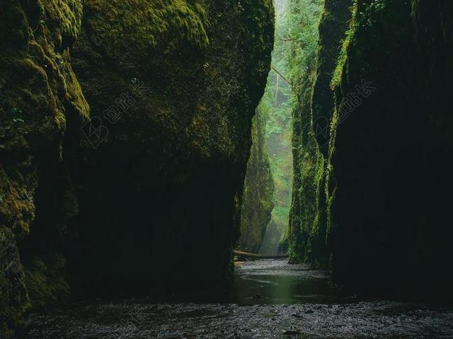 峡谷 急倾斜 墙 神话 通路 景区 神秘 行人路 风景