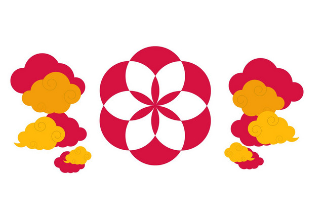 喜庆祥云素材