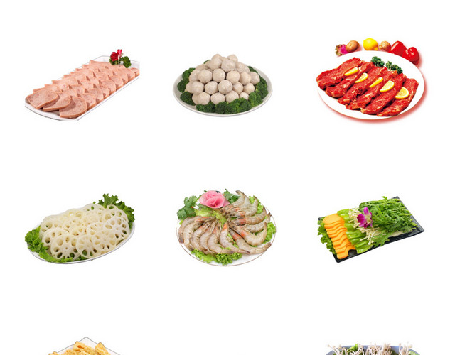 美食火锅食物素材