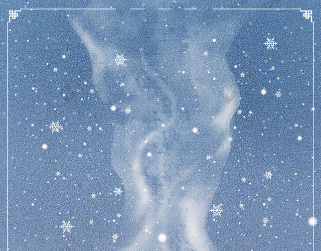 手绘卡通雪人腊八粥腊八节传统节日习俗海报背景素材
