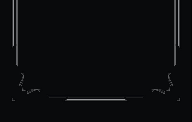 简约花纹线条边框
