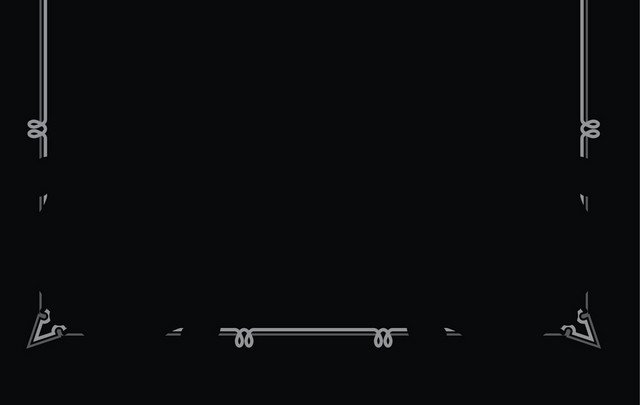 对称元素拼接花边边框