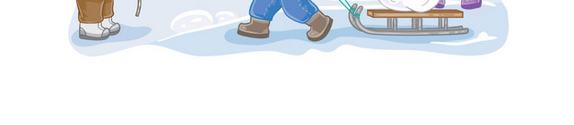 冬季玩雪儿童