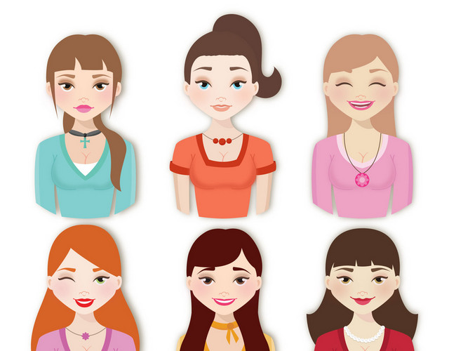 女生节人物素材