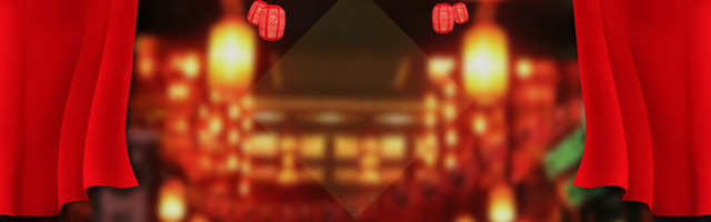 中国年喜庆猪年新年2019海报网页背景素材