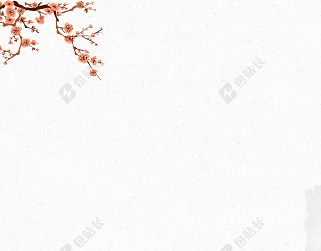 淡雅简约白色猪年腊八节春节传统习俗节日海报背景