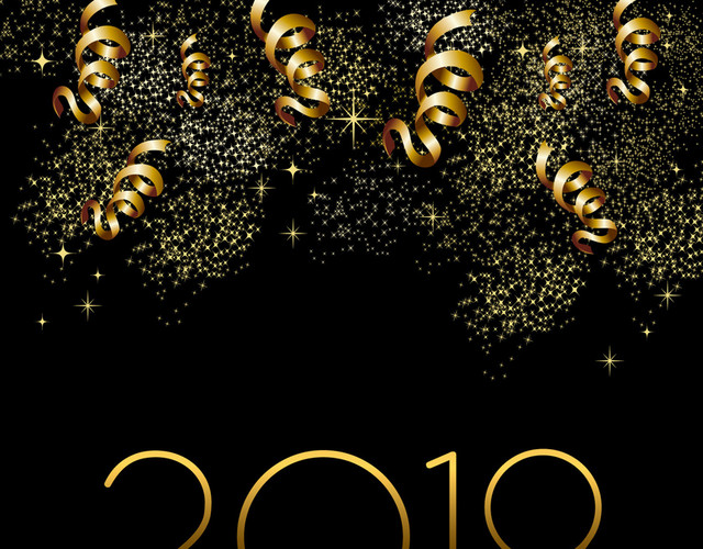 2019金色闪烁素材