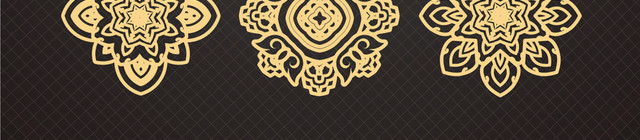金色花纹背景素材
