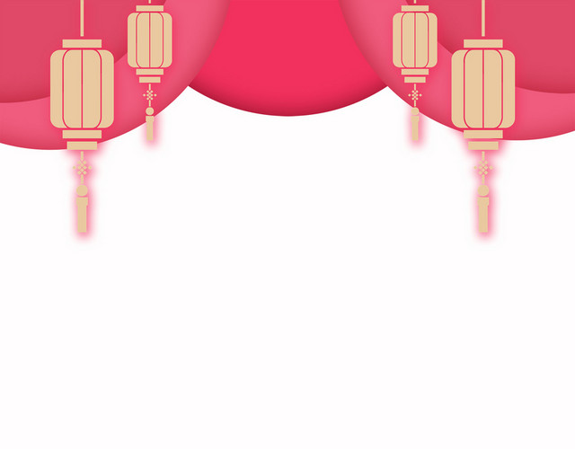简约小清新新年边框背景素材