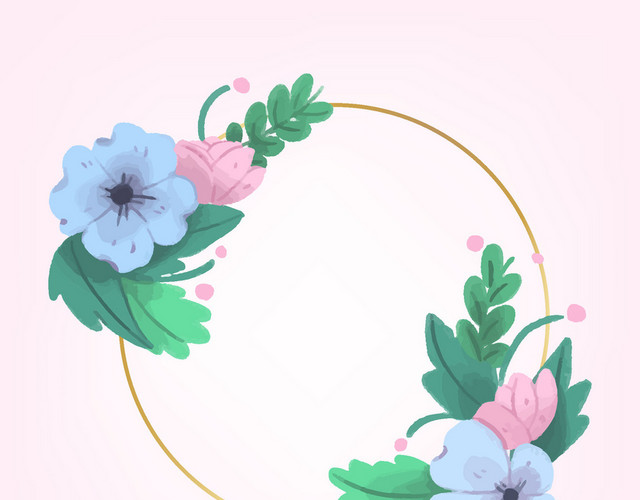 花边边框矢量素材