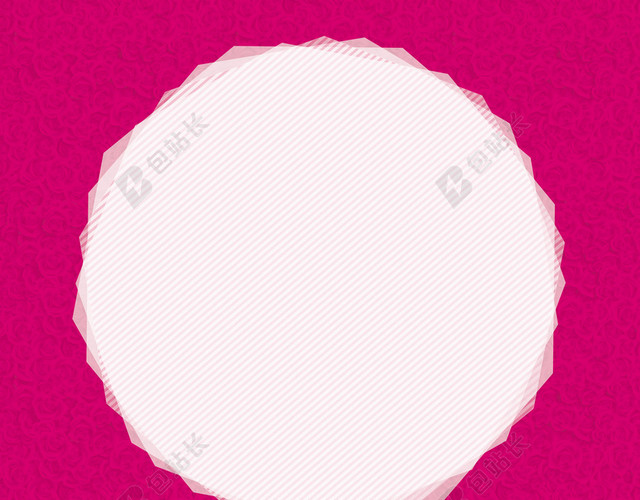 玫红花纹38妇女节女神节活动促销海报背景玫红色