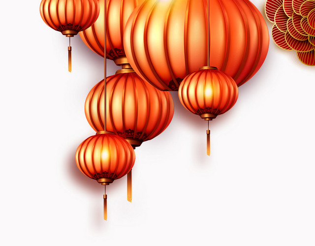 中国风喜庆大灯笼边框