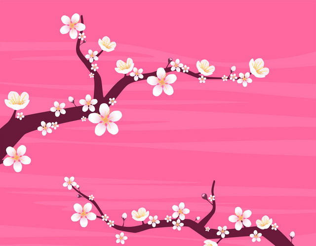 唯美樱花素材