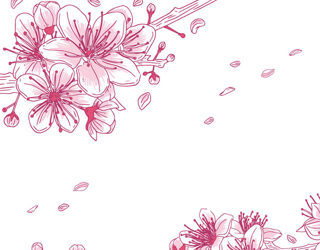 唯美樱花素材