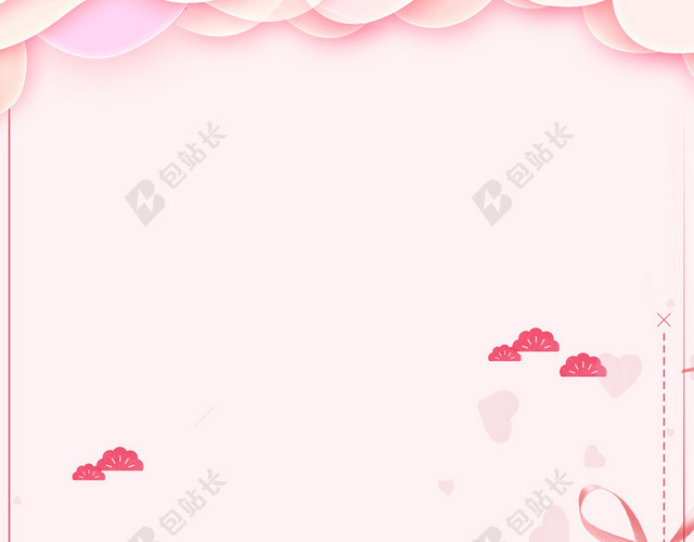 骑马金发女孩38妇女节女神节活动促销粉色海报背景
