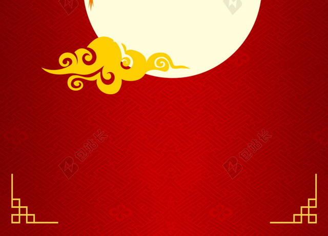 红色喜庆灯笼2019猪年新年新春春节除夕新春过年海报红色背景素材