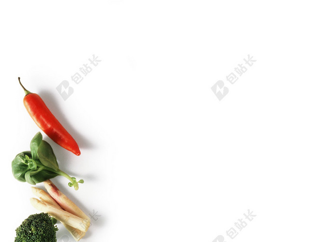 红辣椒菜芯竹笋西蓝花洋葱西葫芦小白菜豌豆菜花绿辣椒蔬菜海报背景
