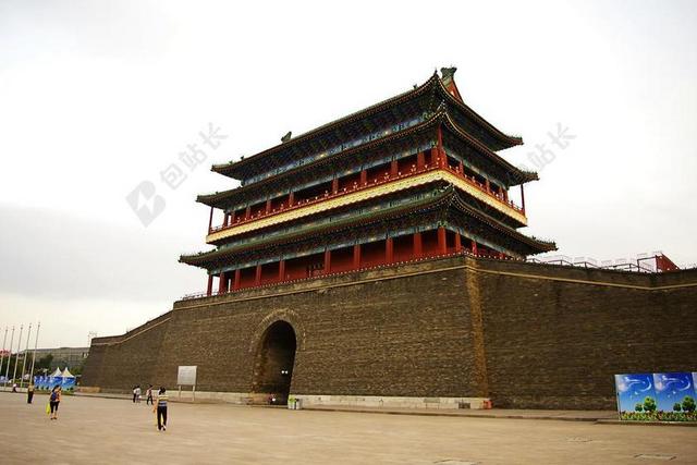 建筑复古正阳门古建筑背景图片