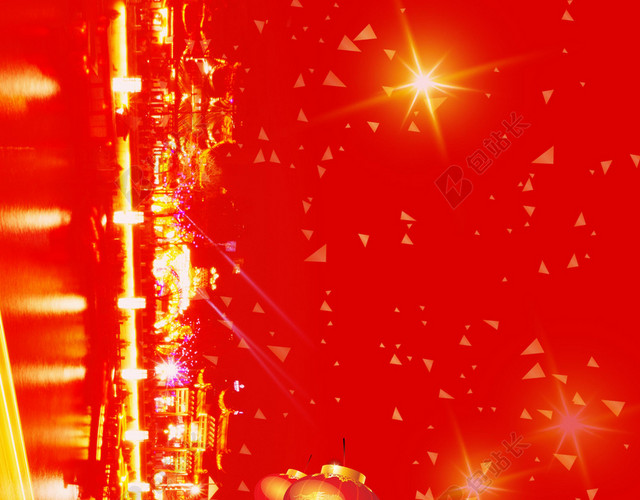 2019新年灯笼烟花猪年传统节日元宵节闹元宵猜灯谜赏花灯