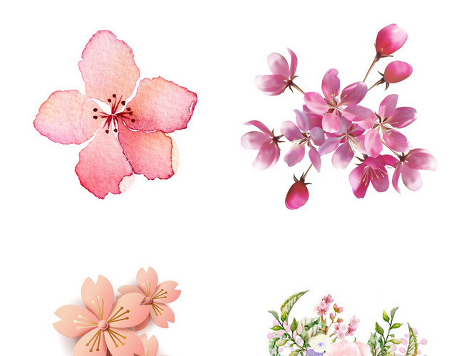春天桃花素材
