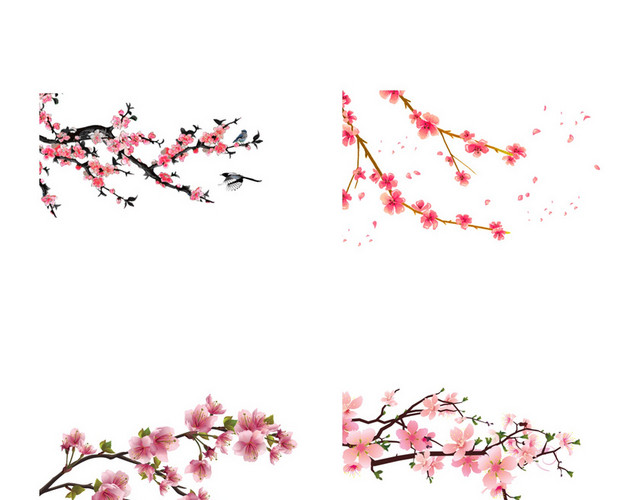 春天桃花素材