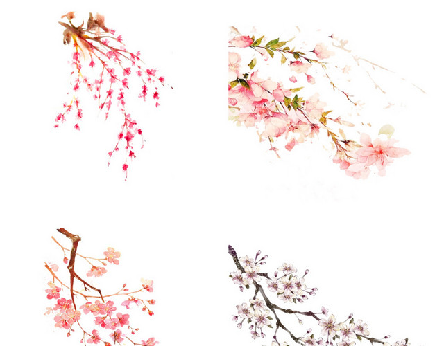 春天桃花素材