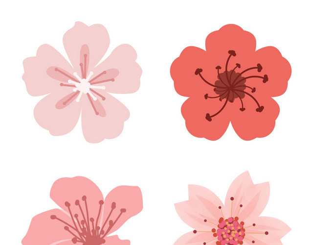 春天桃花素材