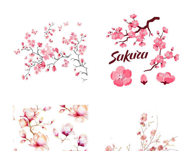 春天桃花素材