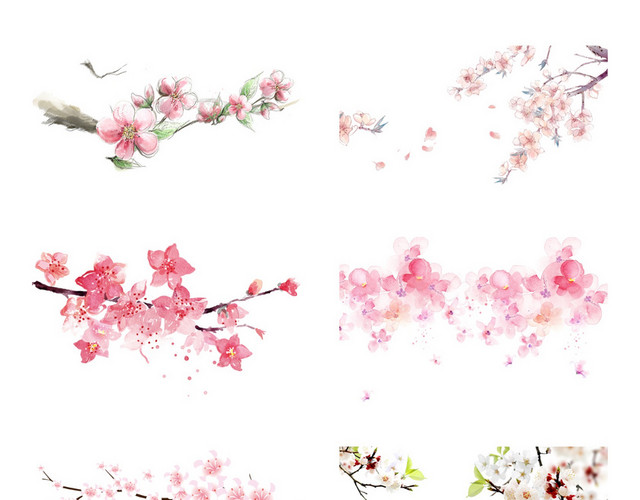 春天桃花素材