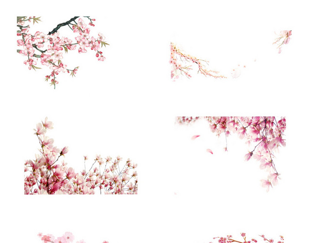 春天桃花素材