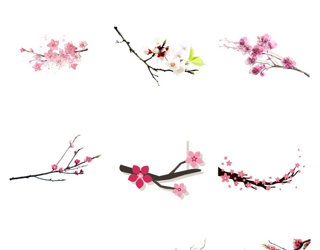 春天桃花素材