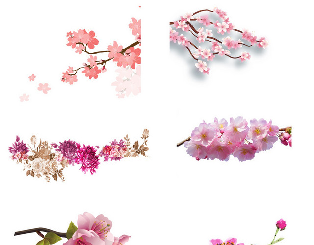 春天桃花素材