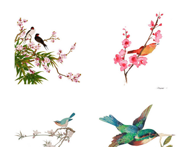 春天桃花素材