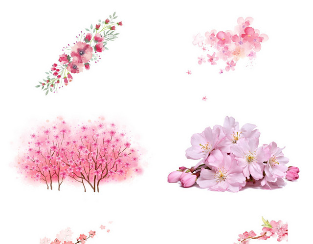 春天桃花素材