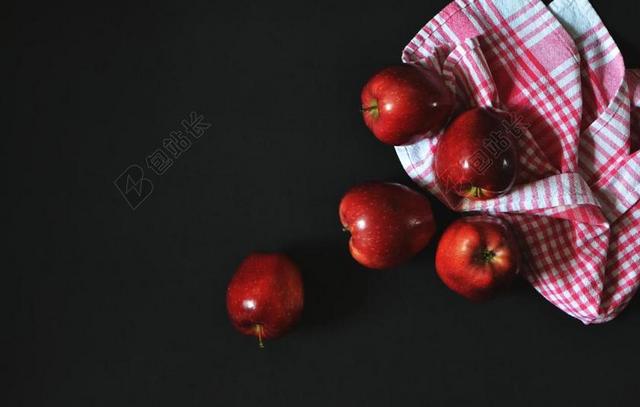 苹果 水果 新鲜 布 健康 有机 红色 食品 吃 营养