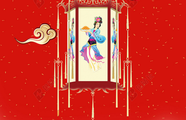 元宵节闹元宵传统节日赏花灯猜灯谜2019猪年新年创意海报