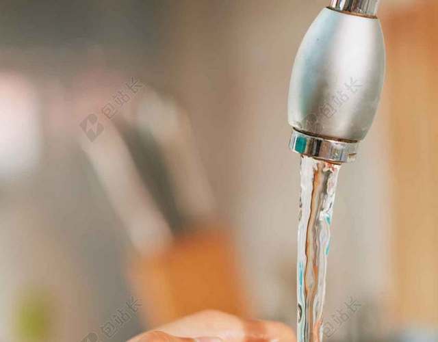 橙子水水龙头手海报背景
