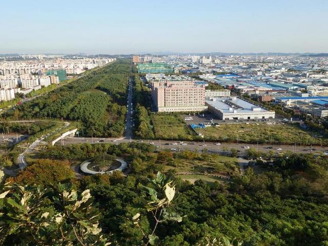 玉区公园 顶 始兴 城市 工业园区 鞍山