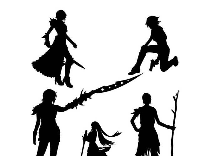 COSPLAY人物剪影