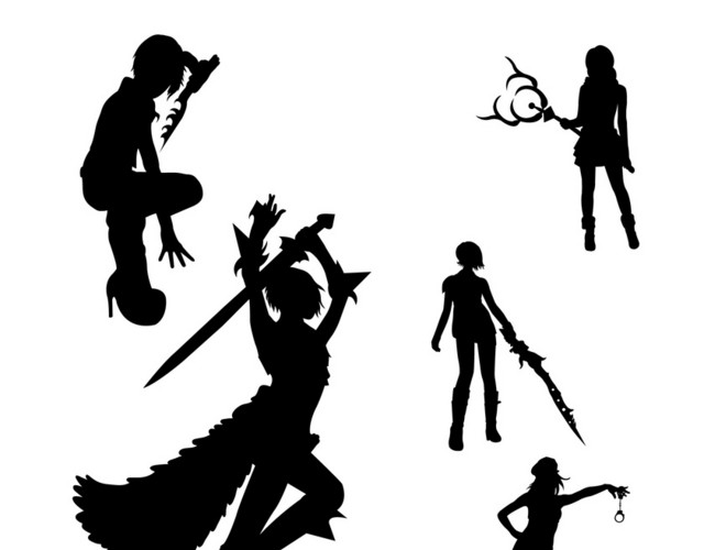 COSPLAY人物剪影