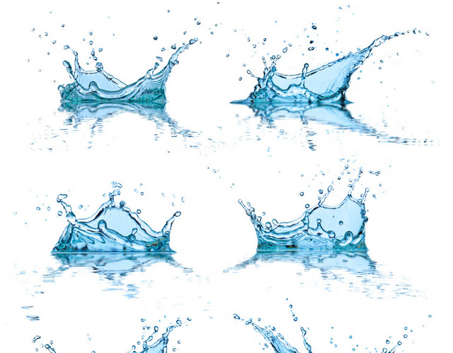 水花水纹水效果素材