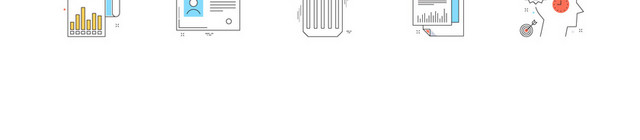 简约矢量彩色UI图标