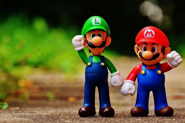MARIO 路易吉 数字 滑稽 丰富多彩 搞笑 可爱 儿童