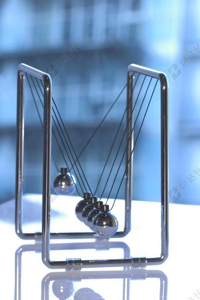 科学科技牛顿摇摆球背景图片