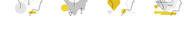 心理过程卡通矢量图标