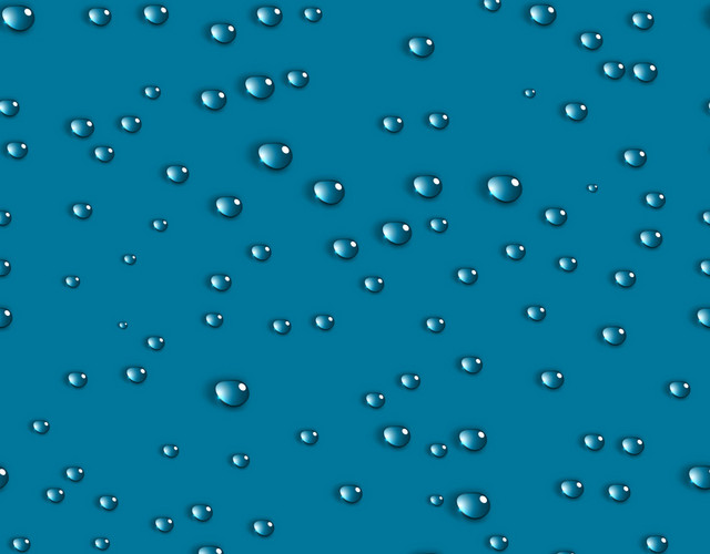 露水透明水滴矢量素材
