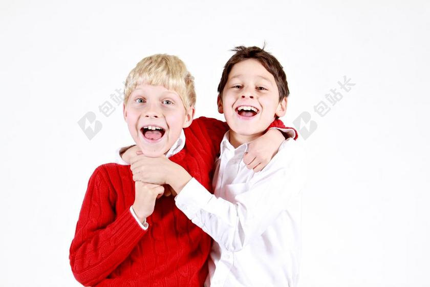 摄影简约快乐玩耍的孩子背景图片