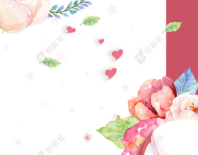 简约美女侧脸38妇女节女神节节日促销白色海报背景
